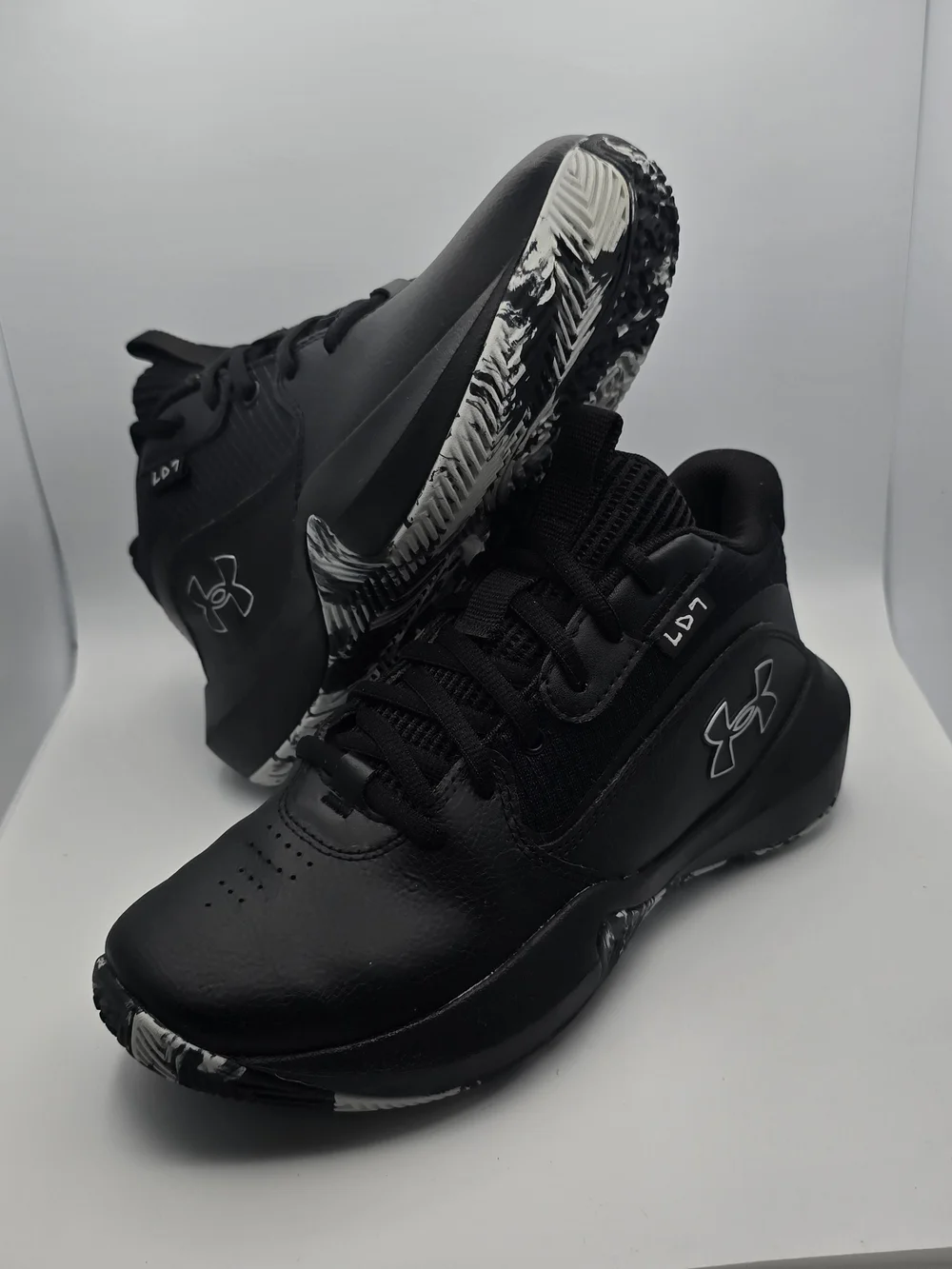 Under Armour Kids' Black LD7 Basketball Shoes